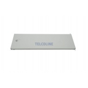 Drzwi metalowe pełne do wewnętrznej szafy RACK TELCOLINE 4U/19", szare 