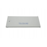 Drzwi metalowe pełne do wewnętrznej szafy RACK TELCOLINE 6U/19", szare 