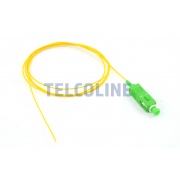 Pigtail światłowodowy SC/APC, LSZH, 1m, G.657, 0,9mm, żółty, Gold Class