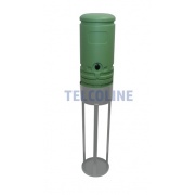 Słupek światłowodowy TELCOLINE do montażu zewnętrznego, wysokość 650 mm, średnica 230 mm