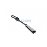 Uchwyt odciągowy do kabli płaskich (4x8mm) 1kN metalowo-plastikowy